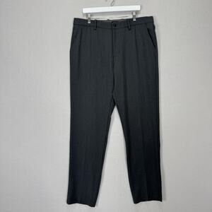 Quince Ultra-Stretch 24/7 Smart Chino Pants 38x34 Dark Charcoal Gray Trouser